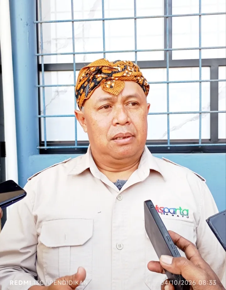 Ketua Forum Desa Wisata Kota Batu, M. Mochamad Dadi ketika memberikan keterangannya ke awak media. 