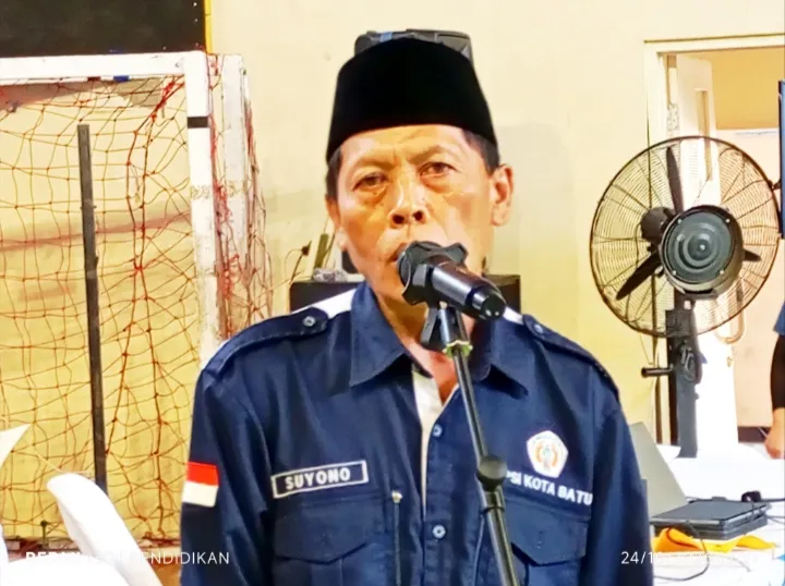 Ketua IPSI Kota Batu, Drs.Suyono ketika memberikan sambutan sambutanya. 